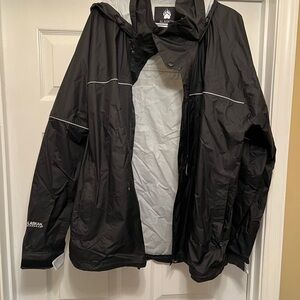 Alaskan Hardgear Men's Black Raincoat